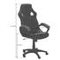 GAMINGSTUHL - Schwarz/Weiß, Design, Kunststoff/Textil (63/113-122/70cm) - Xora GAMINGSTUHL - Schwarz/Weiß, Design, Kunststoff/Textil (63/113-122/70cm) - Xora