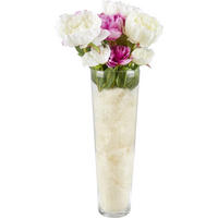 VAZĂ 50 cm  - străveziu, Basics, sticlă (17/50cm) - Ambia Home