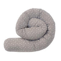 NESTCHENSCHLANGE Kleiner Drache  180/14/14 cm   - Grau, Basics, Textil (180/14/14cm) - Patinio