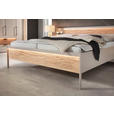 BETTANLAGE - Champagner/Eichefarben, Design, Holz/Metall (180/200cm) - Dieter Knoll