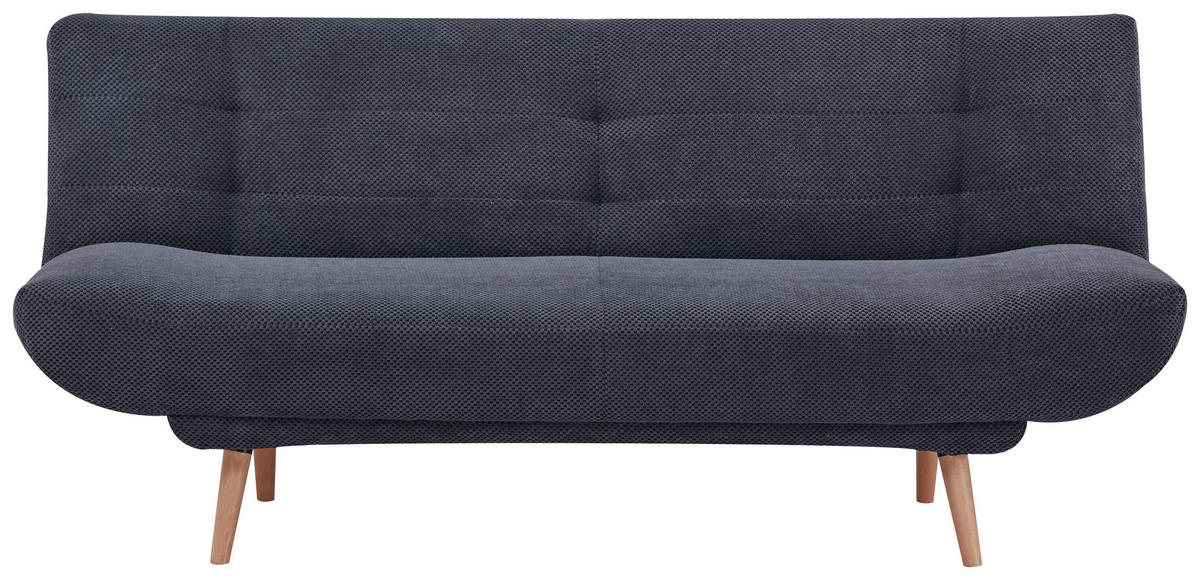 SCHLAFSOFA in Cord Dunkelgrau  - Dunkelgrau/Naturfarben, Design, Holz/Textil (188/88/86cm) - MID.YOU