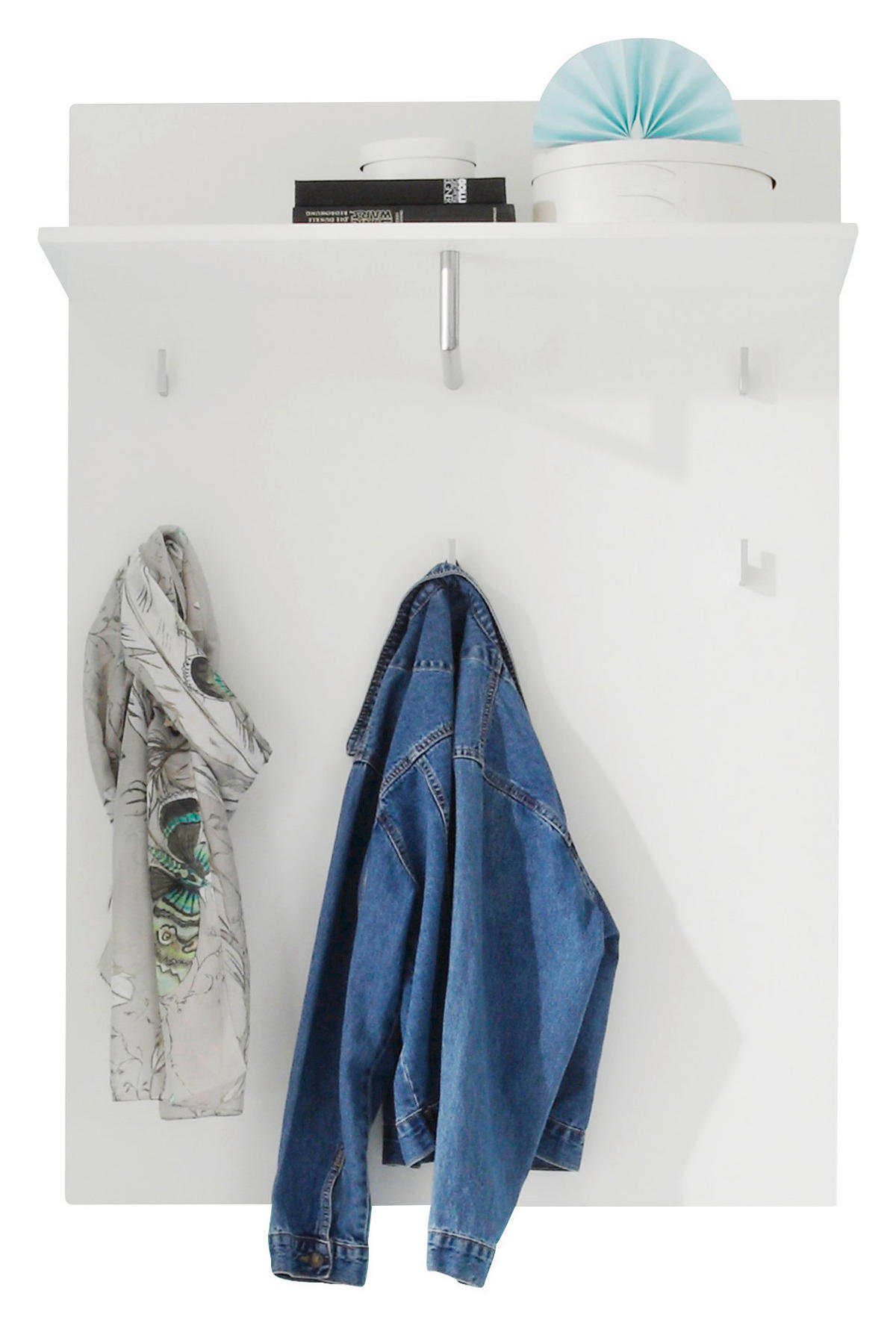 GARDEROBNI PANEL  bijela   drvni materijal  - bijela, Basics, drvni materijal (80/118/30cm) - Xora