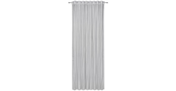 FERTIGVORHANG blickdicht - Hellgrau, Design, Textil (122/255cm) - Novel