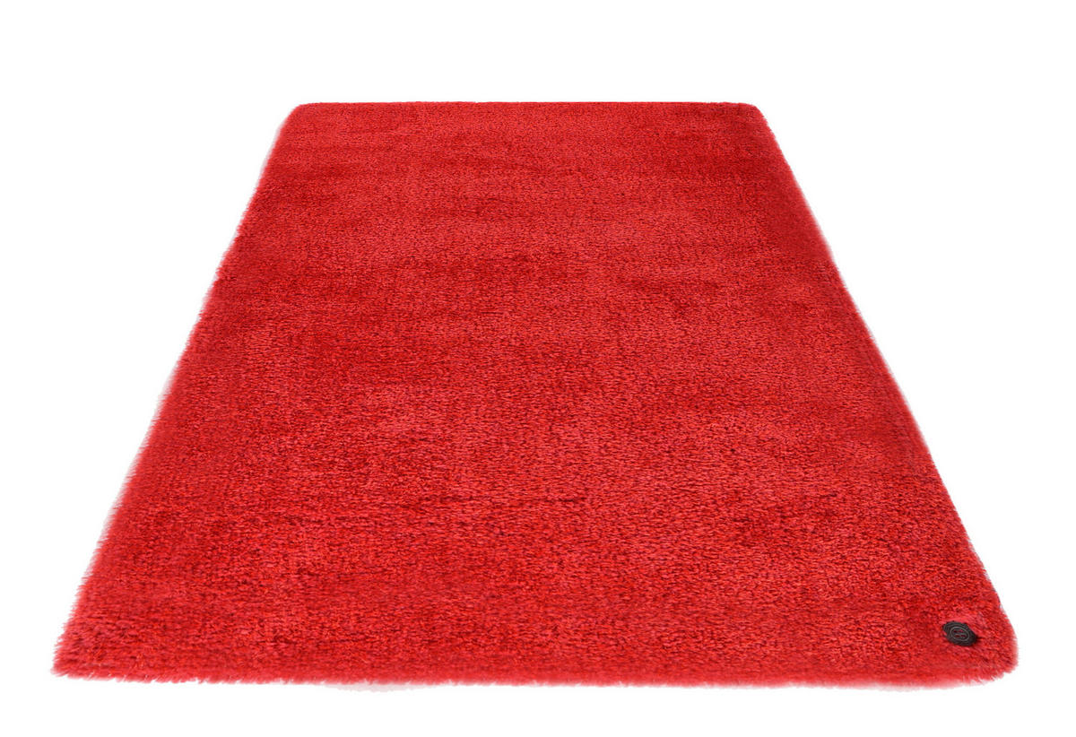 HOCHFLORTEPPICH 50/80 cm Rot  - Rot, Basics, Textil (50/80cm) - Tom Tailor