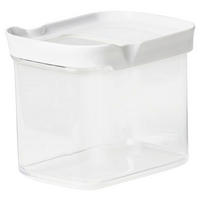 FRISCHHALTEDOSE 1,0 l  - Weiß, Basics, Glas/Kunststoff (16,0/9,9/11,9cm) - Emsa
