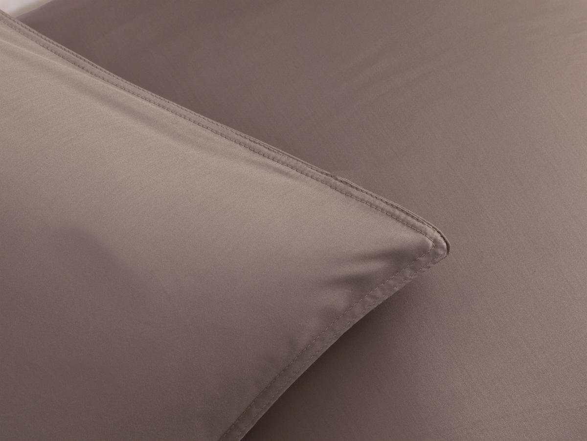 BETTWÄSCHE Satinado Makosatin 155/220 cm  - Violett, Basics, Textil (155/220cm)