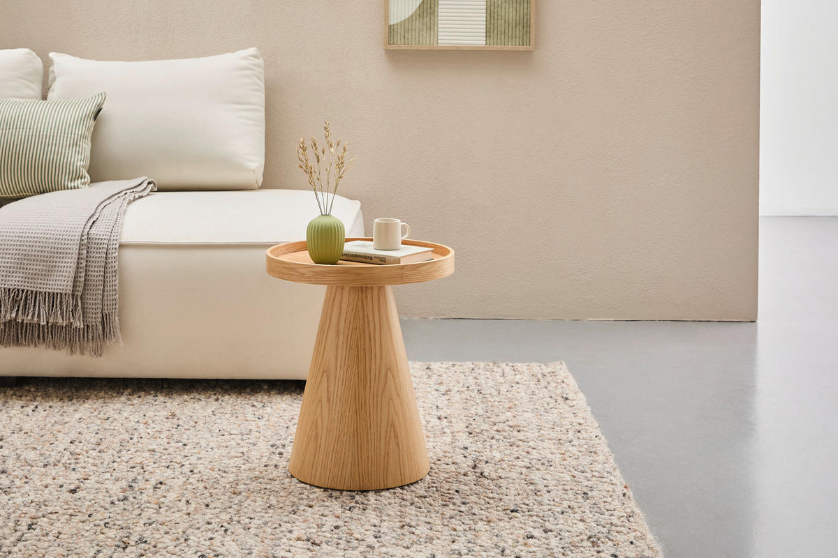 BEISTELLTISCH in Holz, Holzwerkstoff 40/40/46 cm  - Eichefarben, Basics, Holz/Holzwerkstoff (40/40/46cm) - Xora