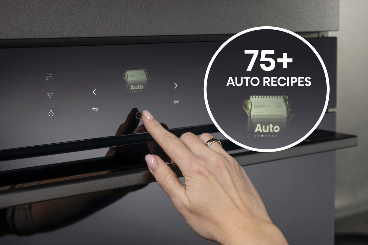 DAMPFBACKOFEN BAS614P8B  - Schwarz, Basics, Metall (59,5/59,5/56,4cm) - Hisense