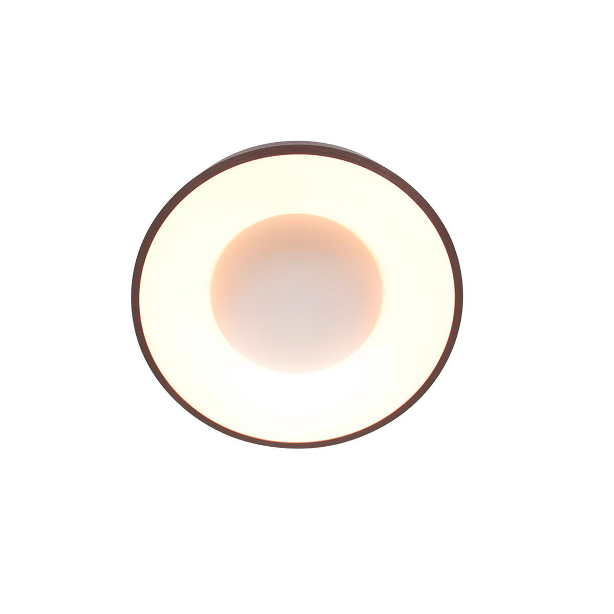 LED-DECKENLEUCHTE Ringlede 30/9 cm   - Bronzefarben, Basics, Kunststoff/Metall (30/9cm)