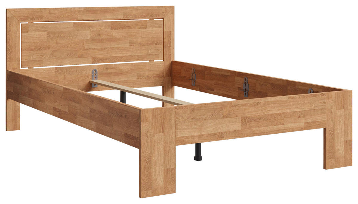 BETT 140/200 cm  in Eichefarben  - Eichefarben, Natur, Holz (140/200cm) - Linea Natura