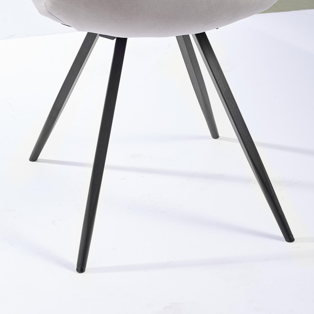 ŽIDLE, šedá - šedá/černá, Design, kov/textil (43,5/84/53cm) - Carryhome