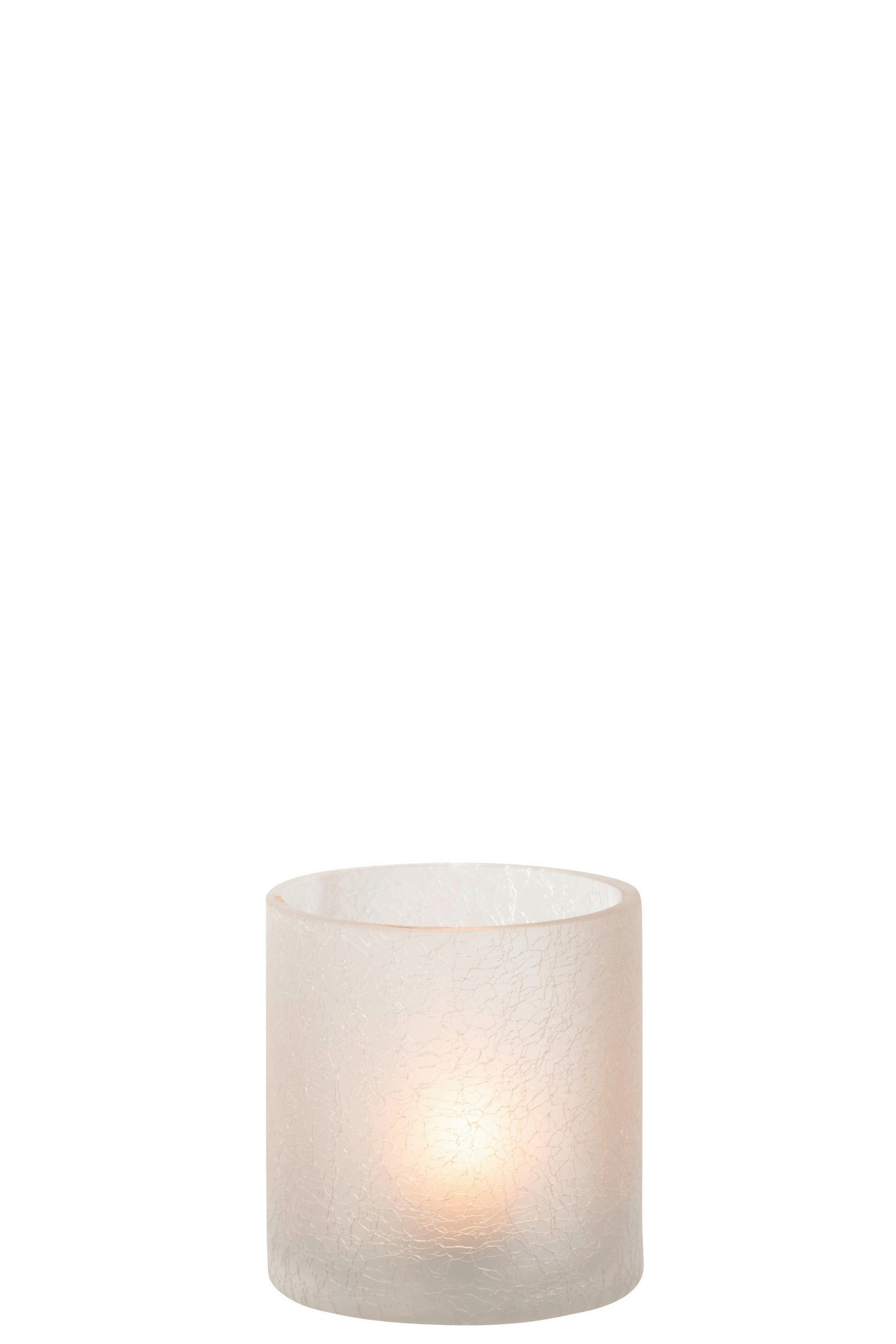 WINDLICHT - Weiss, Basics, Glas (10/10/10cm)