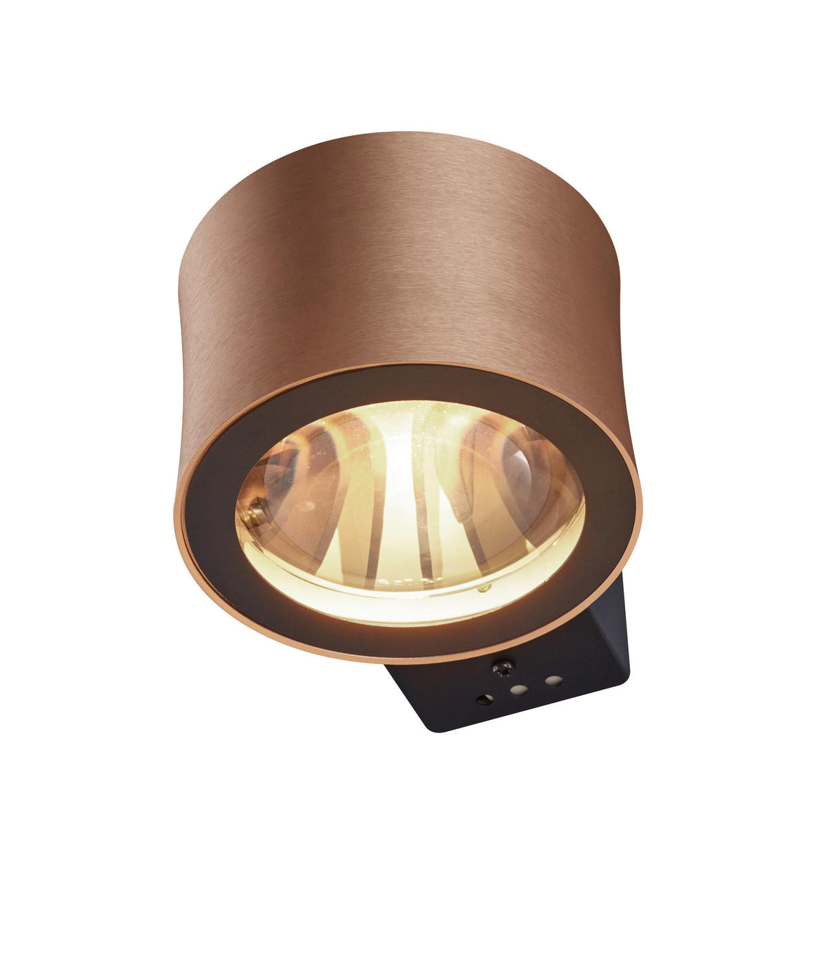LED-WANDLEUCHTE   - Goldfarben/Rosa, Design, Metall (8/12/16cm) - Bankamp