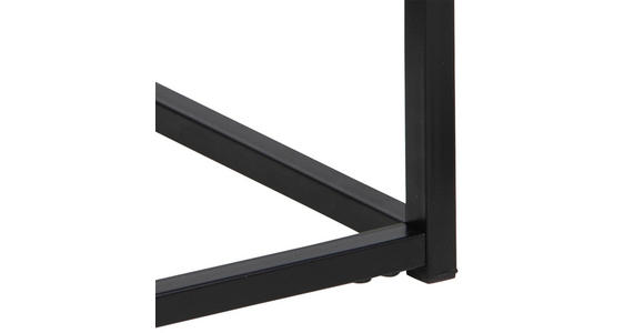 NACHTSCHRANK 40/61,5/30 cm - Schwarz, Design, Holzwerkstoff/Metall (40/61,5/30cm) - Carryhome