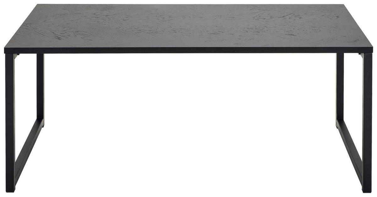 COUCHTISCH in Metall, Holzwerkstoff  - Schwarz, MODERN, Holzwerkstoff/Metall (110/45/60cm) - MID.YOU