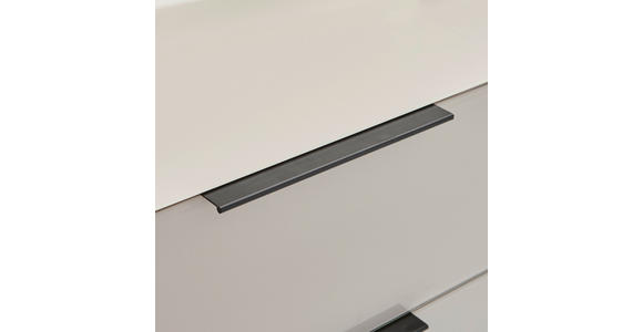 SIDEBOARD  225/99,7/42 cm 4 Schublade(n)  - Kaschmir/Schwarz, Design, Glas/Holzwerkstoff (225/99,7/42cm) - Novel