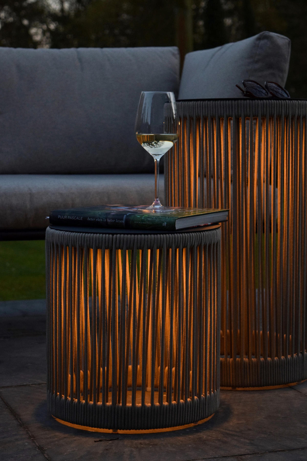 AUßENSTEHLEUCHTE Pingi 33.5/33.5/36.5 cm  - Braun, Trend, Kunststoff (33.5/33.5/36.5cm) - Lucide