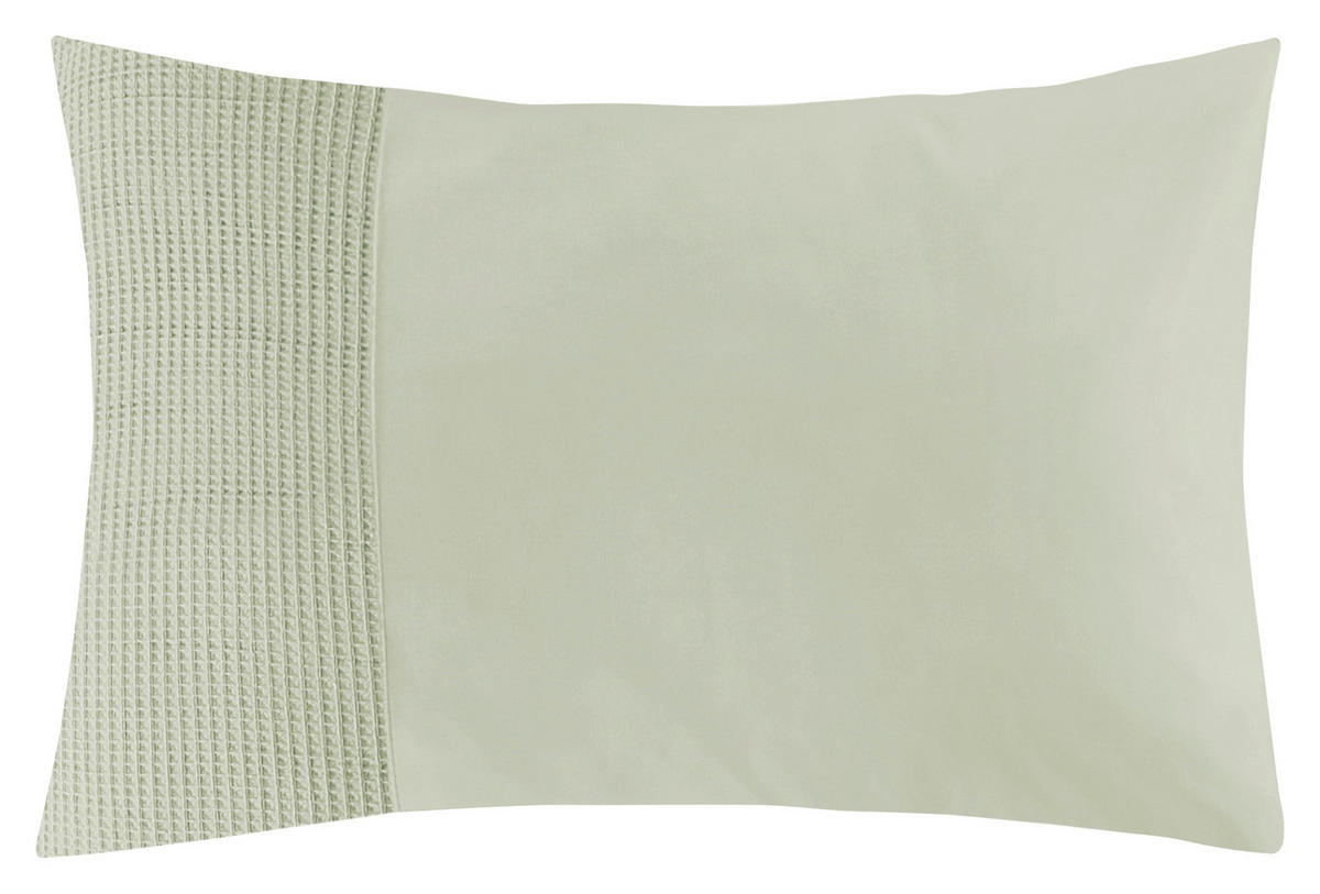 KISSENHÜLLEN-SET 40/80 cm  - Salbeigrün, Design, Textil (40/80cm) - Novel