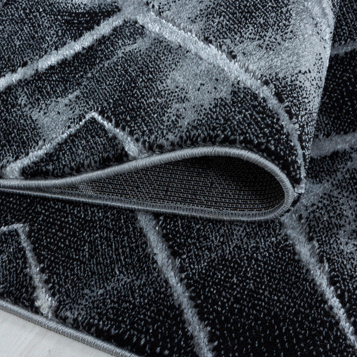 WEBTEPPICH 240/340 cm Naxos 3812 silber Silberfarben  - Silberfarben, Design, Textil (240/340cm)