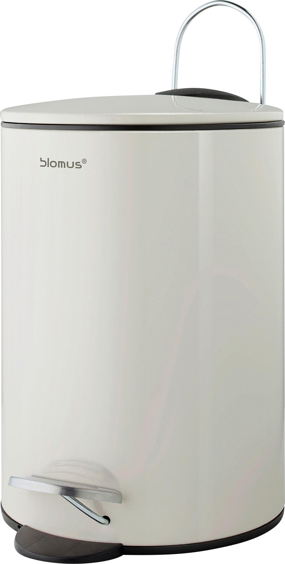 TRETEIMER TUBO 3 L  - Sandfarben/Schwarz, Basics, Kunststoff/Metall (17/24,5cm) - Blomus