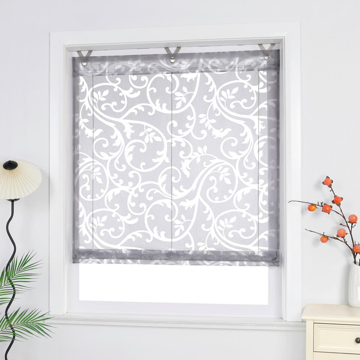 FALTROLLO  transparent  120/130 cm    - Hellgrau, Basics, Textil (120/130cm) - Joyswahl