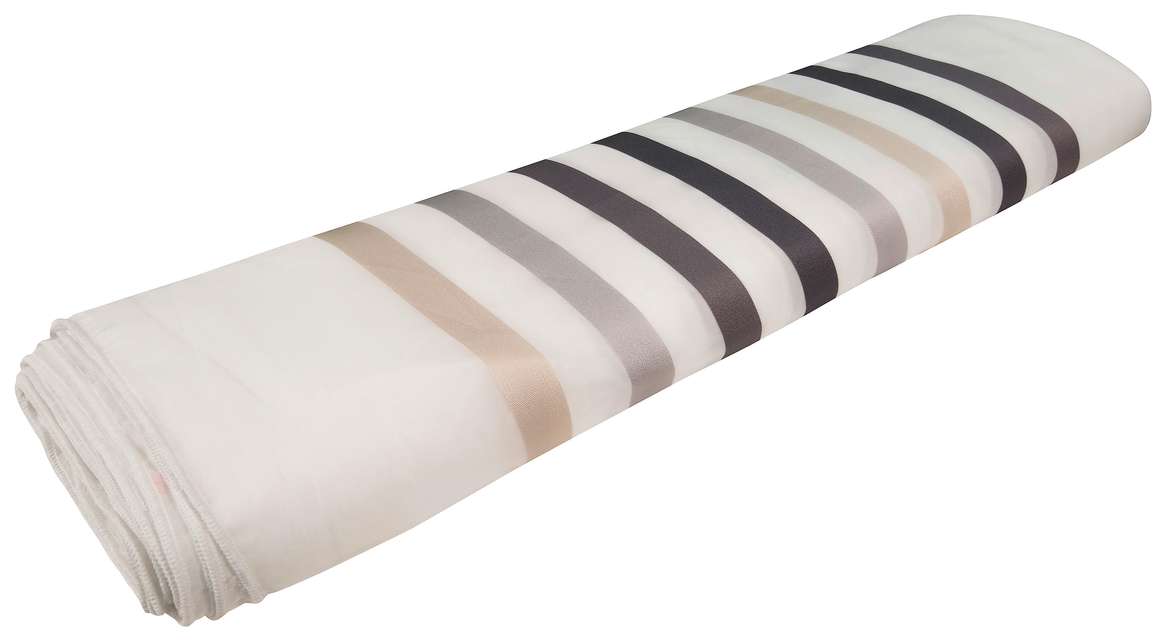 MATERIJAL ZA ZAVESE braon, bela - bela/braon, Osnovno, tekstil (295cm) - Esposa