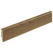 SOCKELLEISTE Eichefarben - Eichefarben, Basics, Holzwerkstoff (1,5/5,8/240cm) - Homeware