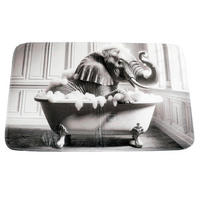 Covoraș De Baie   gri, alb   - alb/gri, Basics, textil (75/45/0,5cm)