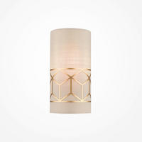 WANDLEUCHTE House   - Goldfarben, Trend, Kunststoff/Textil (23,9/10,1/10,1cm) - MAYTONI