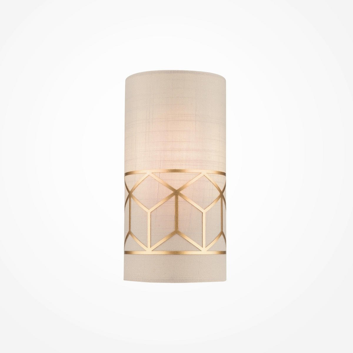 WANDLEUCHTE House   - Goldfarben, Trend, Kunststoff/Textil (23,9/10,1/10,1cm) - MAYTONI