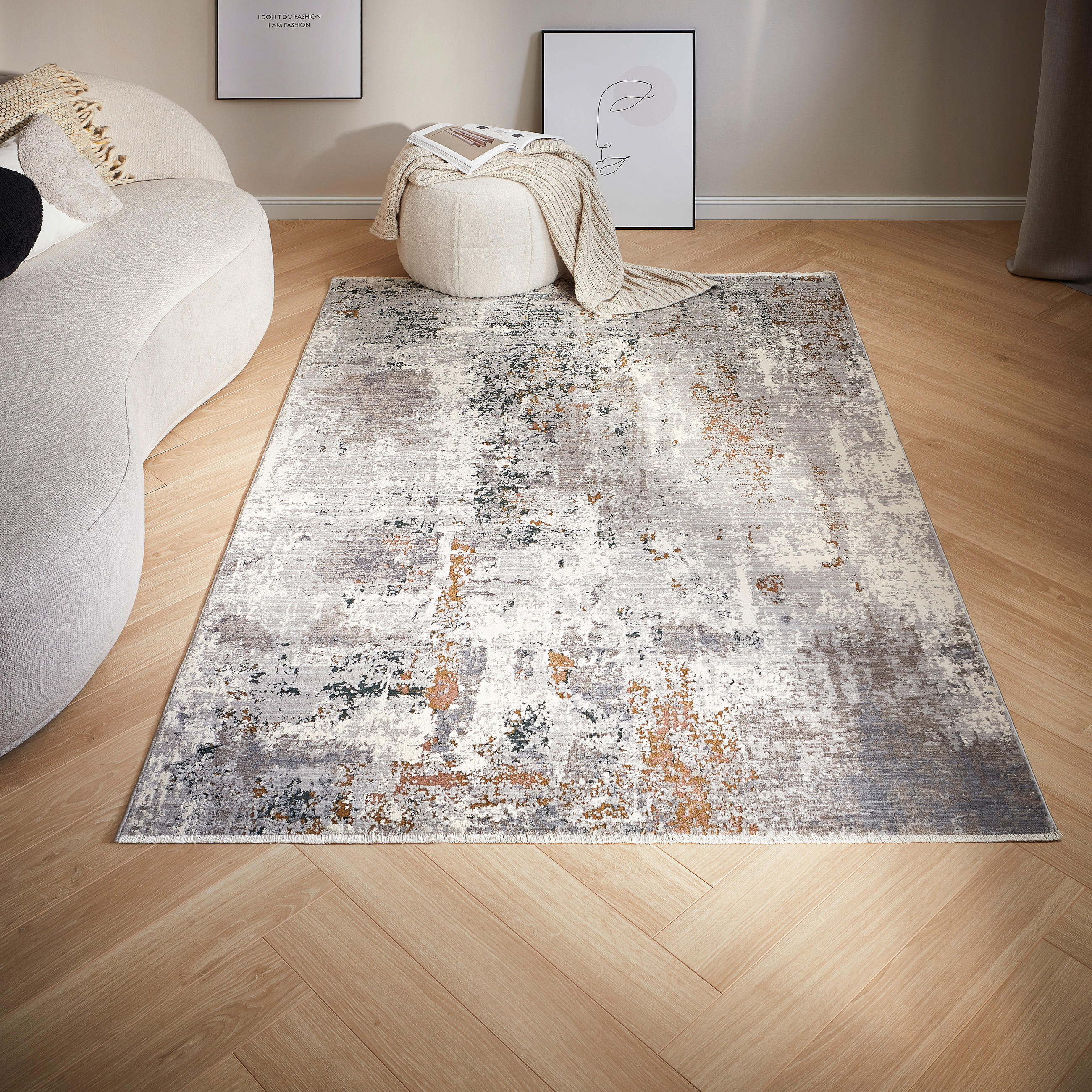 WEBTEPPICH 133/190 cm Lyon Multicolor  - Multicolor, Design, Textil (133/190cm) - Novel