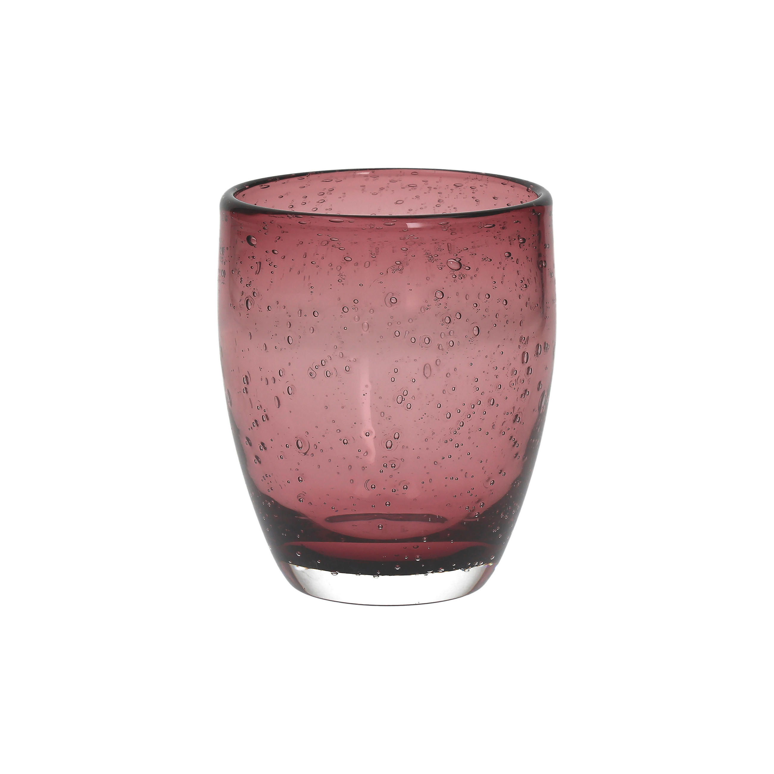 ČAŠA  380 ml  Bubbles  - ljubičasta, Basics, staklo (8,5/10cm) - Tognana