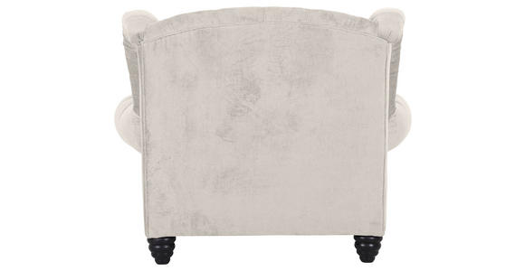 XXL-SESSEL - Creme/Schwarz, Design, Holz/Textil (127/106/149cm) - Landscape