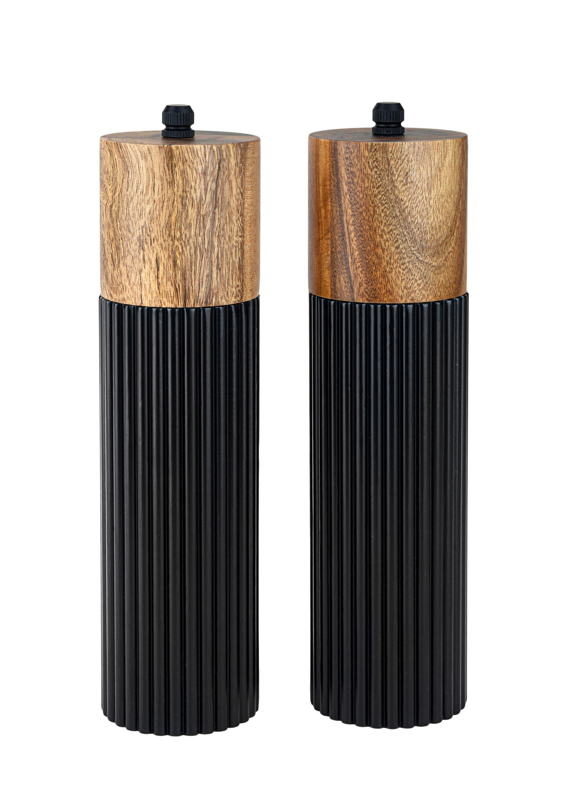 SALZ- ODER PFEFFERMÜHLE Life Style  - Schwarzbraun, Basics, Holz (5,5/21cm) - Justinus