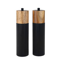 SALZ- ODER PFEFFERMÜHLE Life Style  - Schwarzbraun, Basics, Holz (5,5/21cm) - Justinus