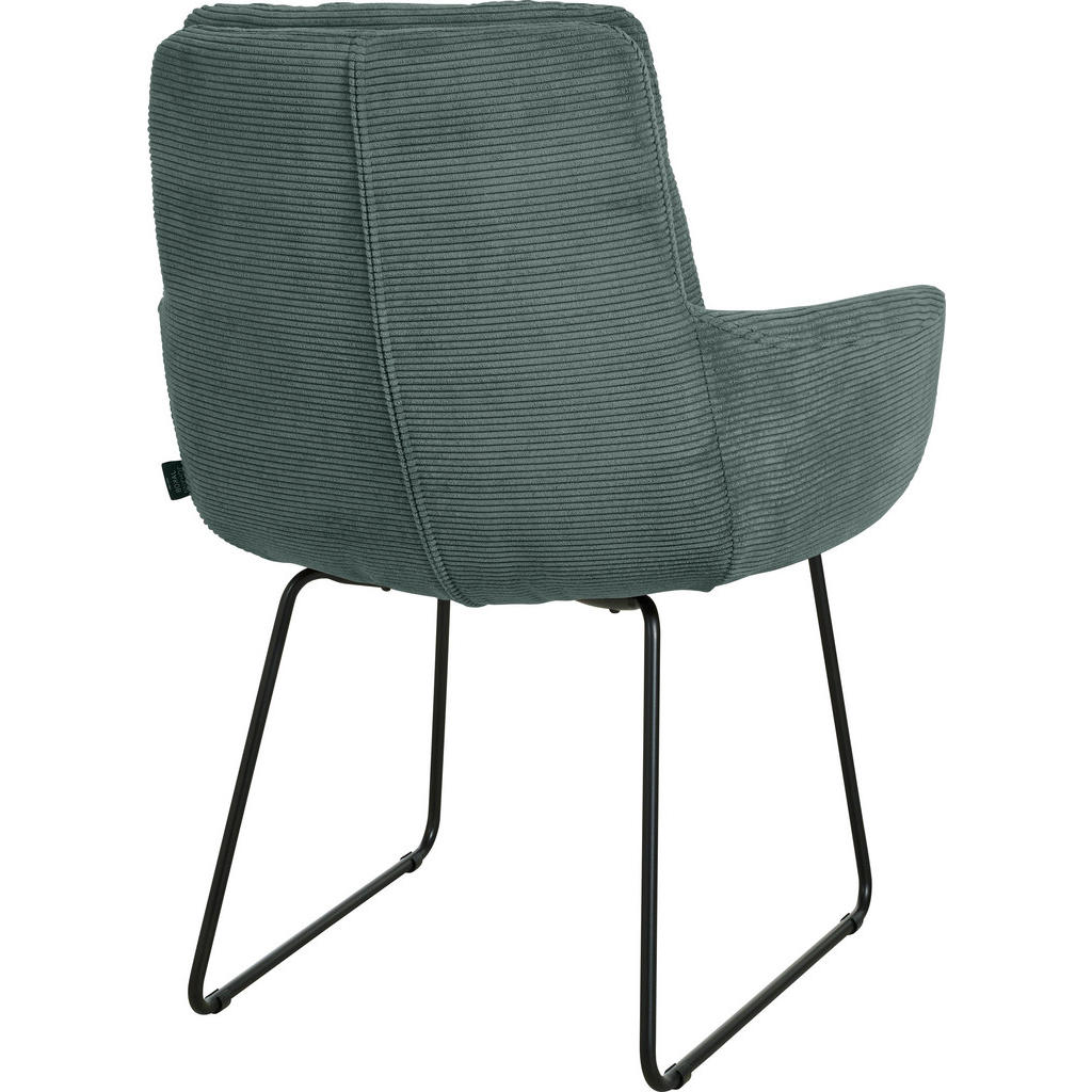 Thumbnail - Johann Jakob Armlehnstuhl, Grün, Textil, Kufe, 63x90x69 cm, Blauer Engel, Goldenes M, Dgm, Oeko-Tex® Standard 100, DGM-E...