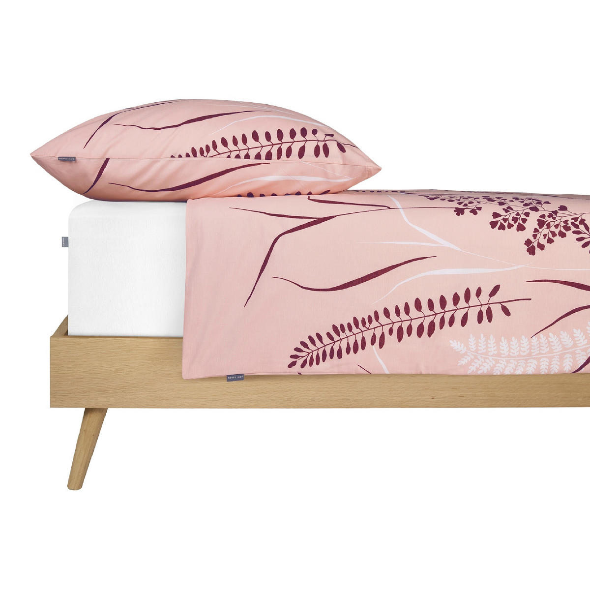BETTWÄSCHE 2-teilig ANNIC Renforcé 135/200 cm  - Rosa, Basics, Textil (135/200cm)