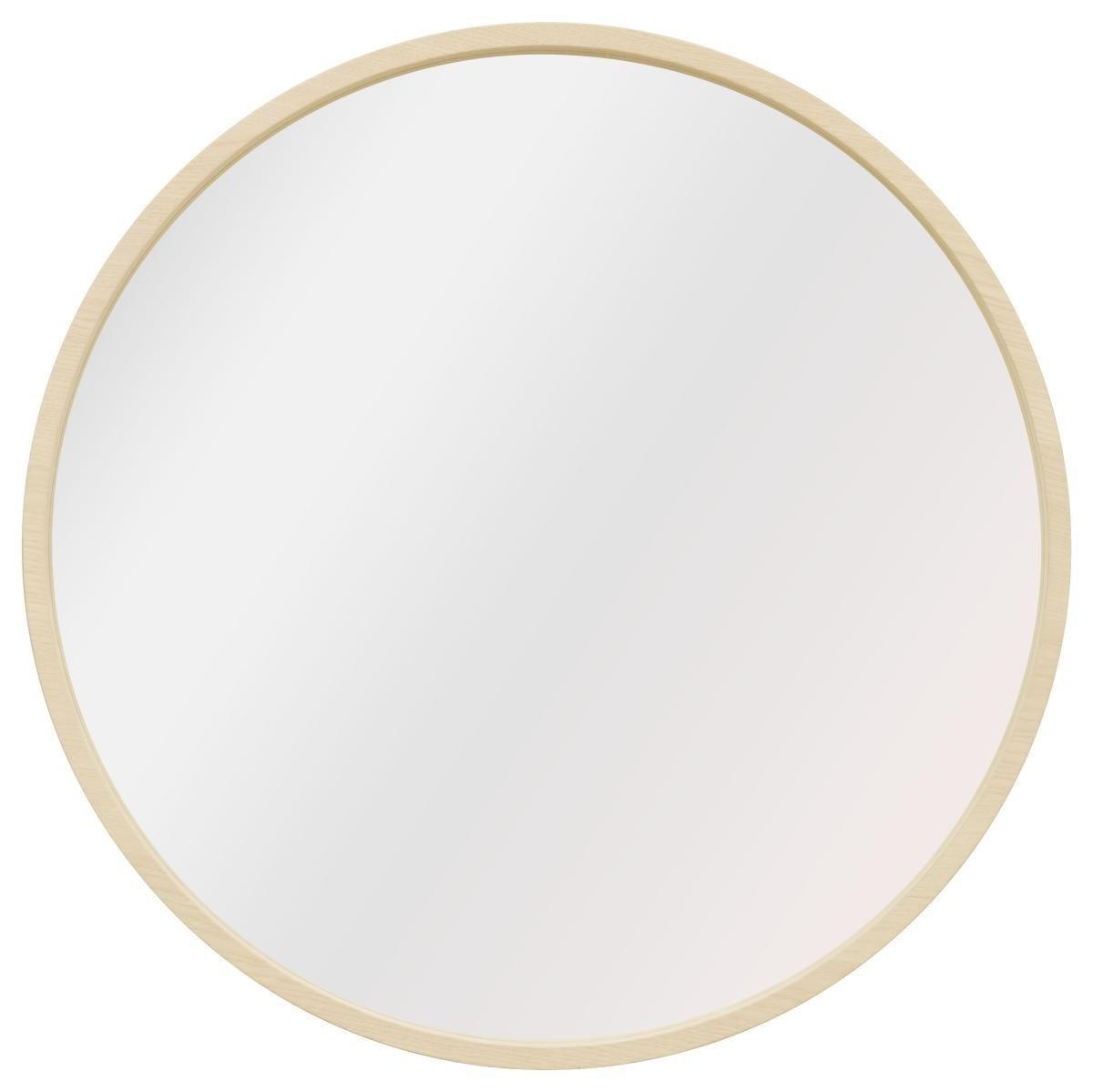 NÁSTĚNNÉ ZRCADLO 64,5/64,5/1,5 cm  - barvy dubu, Design, dřevo/sklo (64,5/64,5/1,5cm) - Xora