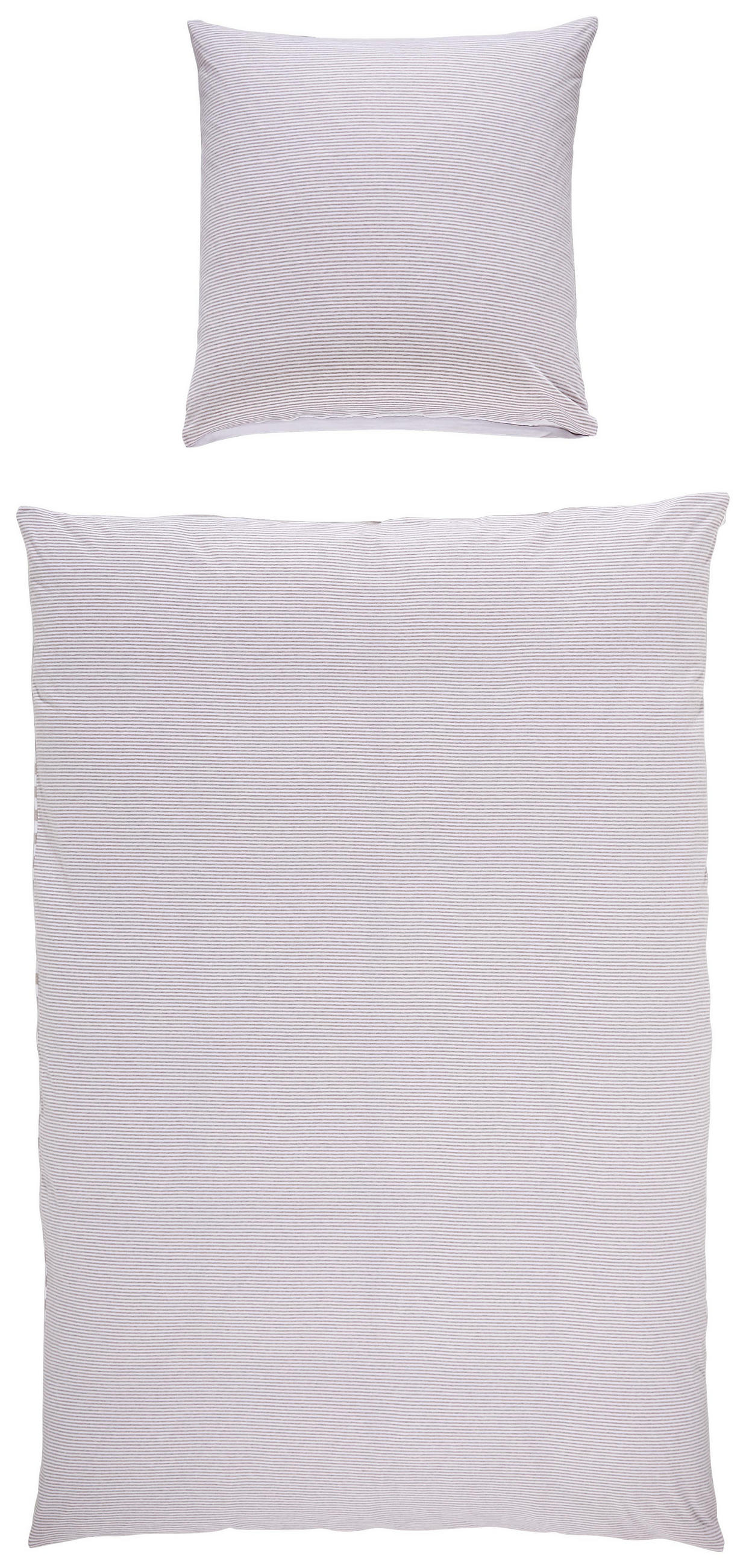 WENDEBETTWÄSCHE Jersey 200/200 cm  - Taupe, KONVENTIONELL, Textil (200/200cm) - Bio:Vio