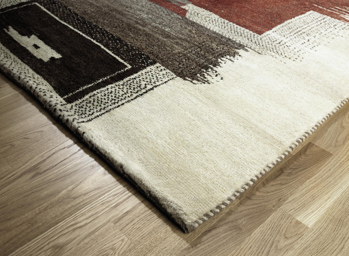 ORIENTALISK MATTA 140/200 cm Im Tal des  Königs  - cremefärgad, Klassisk, textil (140/200cm) - Cazaris