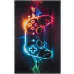 FLACHWEBETEPPICH 90/145 cm Velvet Game controller Multicolor  - Multicolor, Trend, Kunststoff/Textil (90/145cm) - Esposa