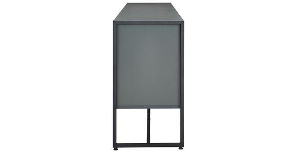 SIDEBOARD 180/75/41 cm  in Anthrazit, Schwarz  - Anthrazit/Schwarz, MODERN, Holzwerkstoff/Metall (180/75/41cm) - Novel