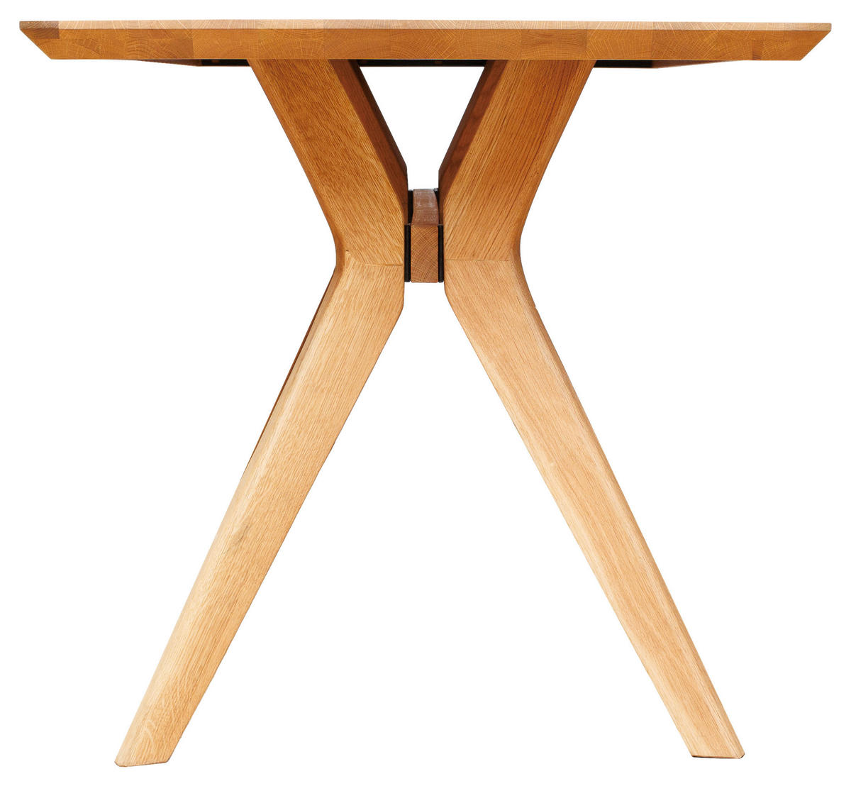 ESSTISCH Eiche massiv rechteckig Eichefarben  - Eichefarben, Design, Holz (180/90/74cm) - Linea Natura