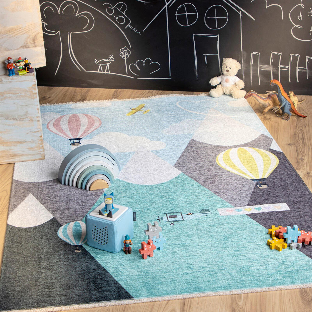 FLACHWEBETEPPICH 115/170 cm Multicolor rechteckig  - Multicolor, Basics, Textil (115/170cm) - Kayoom