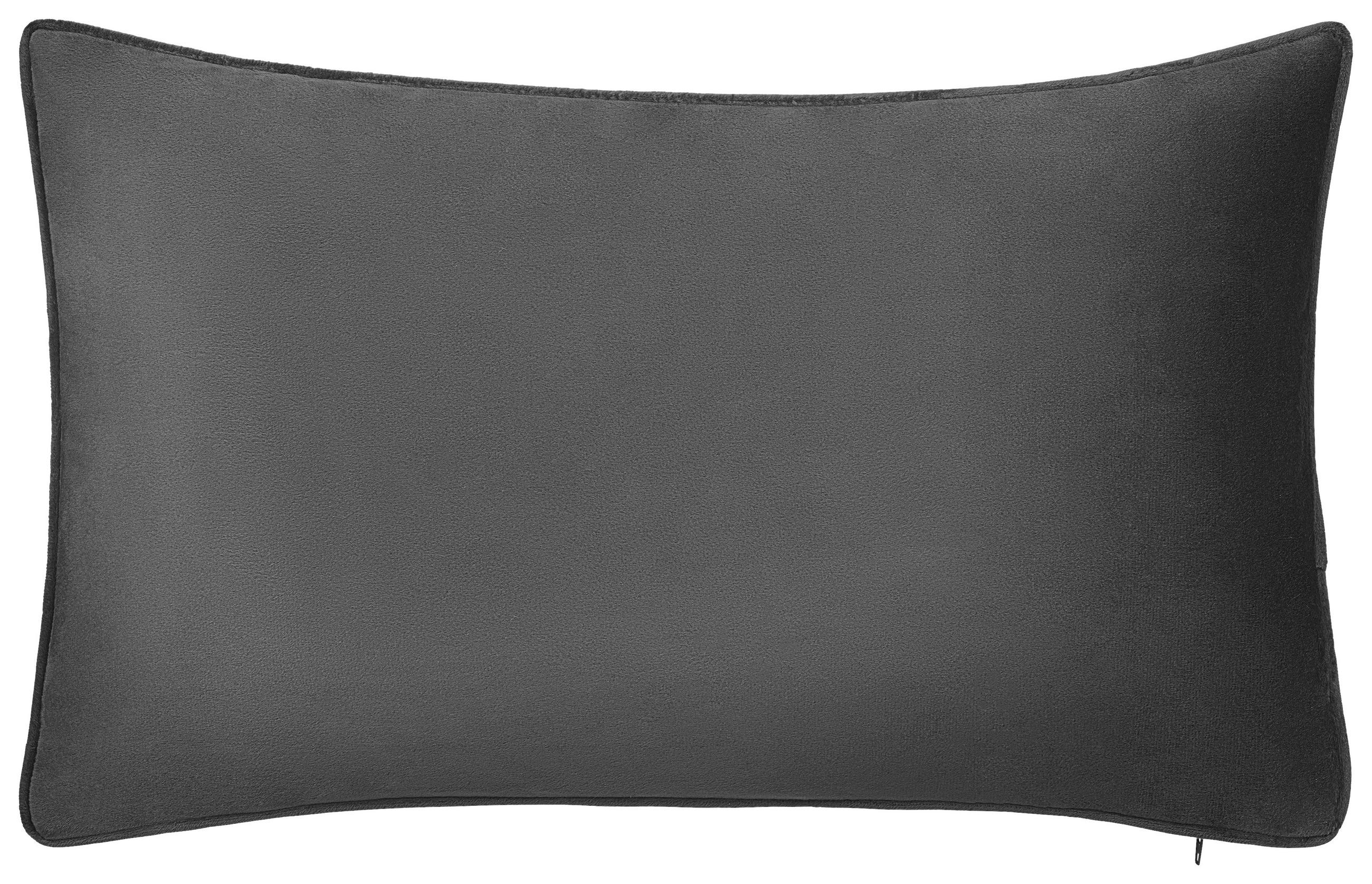 ZIERKISSEN  30/50 cm   - Anthrazit, Basics, Textil (30/50cm) - Novel