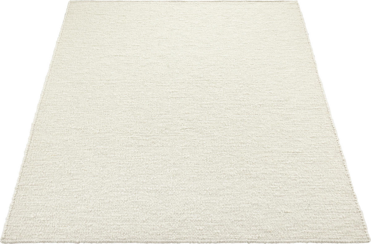 HANDWEBTEPPICH 70/130 cm Vinci  - Perlmutt, Natur, Textil (70/130cm) - Linea Natura