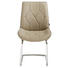 SCHWINGSTUHL Lederlook Taupe - Taupe/Edelstahlfarben, Design, Textil/Metall (51,50/92,50/61cm) - Novel