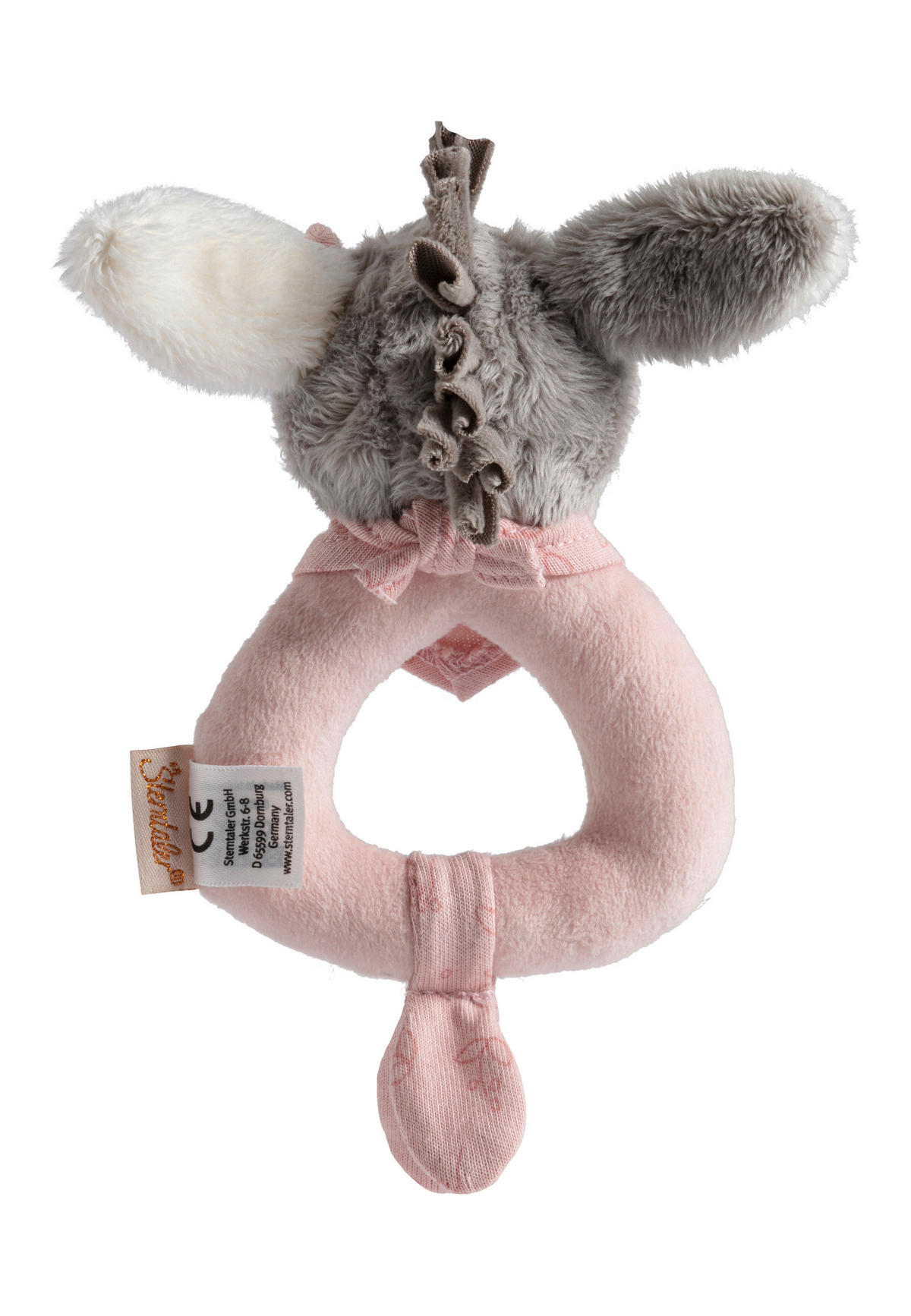GREIFLING EMMI GIRL  - Hellrosa, Basics, Textil (15/10/6cm) - Sterntaler