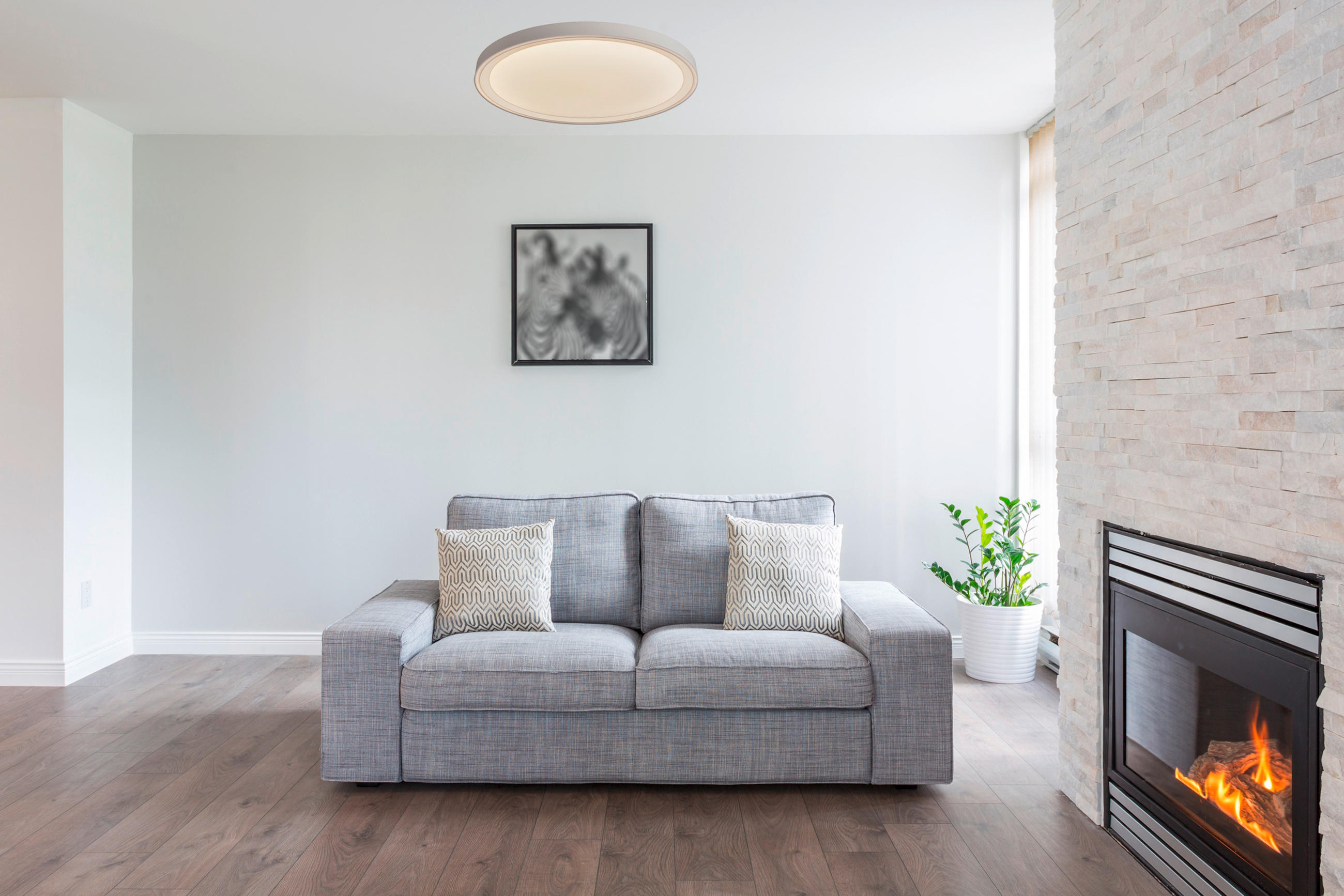 LED-DECKENLEUCHTE     - Weiss, Konventionell, Kunststoff (6.5/37/37cm)