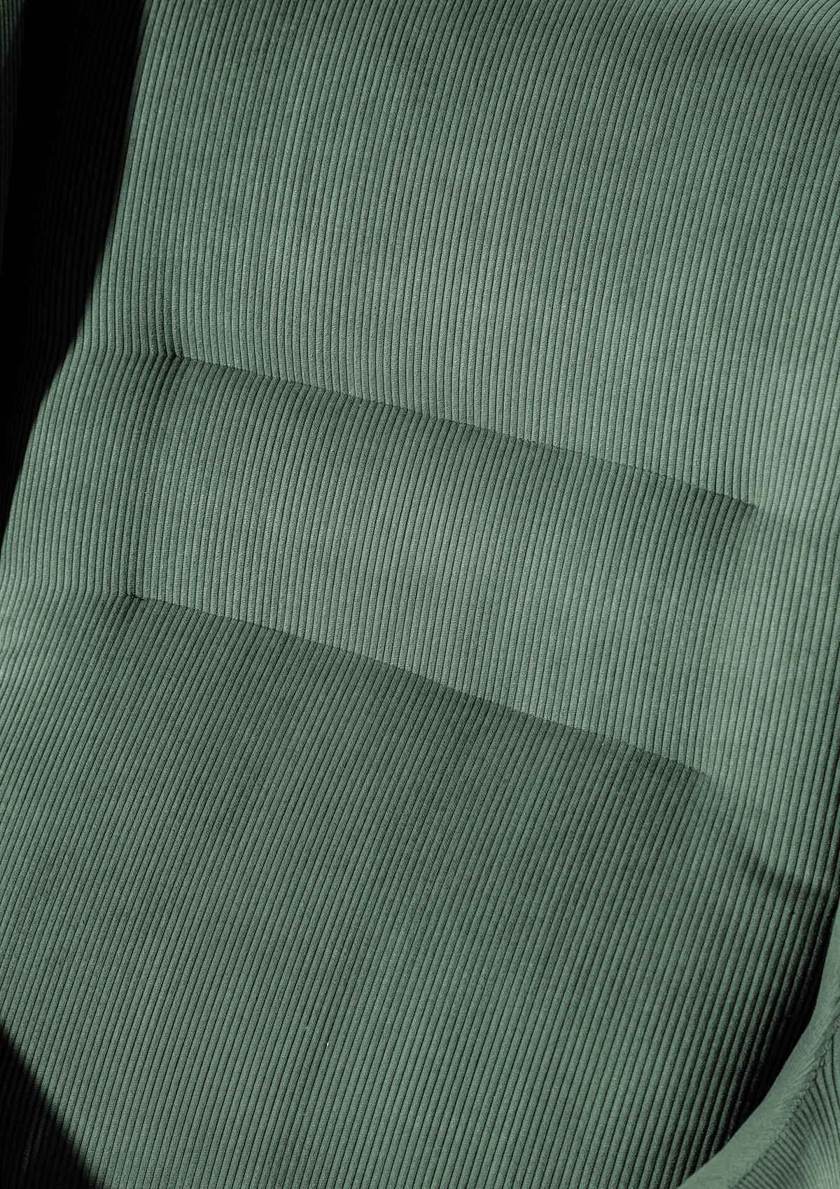 OHRENSESSEL Cord Olivgrün  - Schwarz/Olivgrün, Design, Holz/Textil (70/104/90cm) - Carryhome
